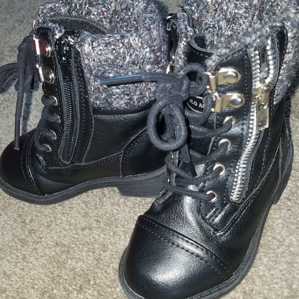 U.S. Polo girl's boots size 5.5M